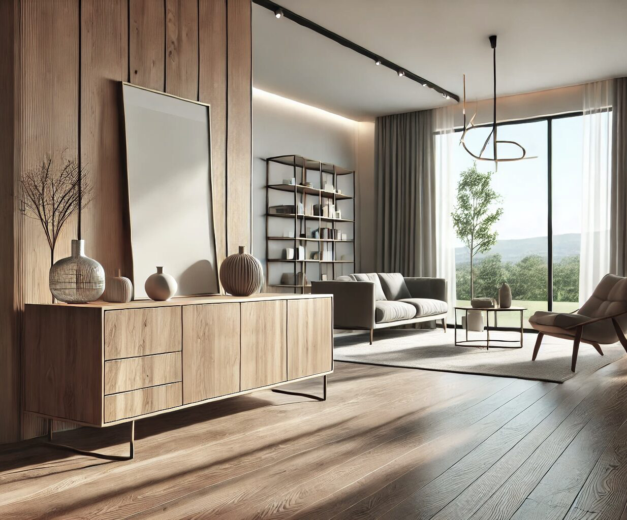 Sideboard in a Stevenswood woodgrain finish